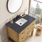 James Martin Vanities Breckenridge 36in Single Vanity, Light Natural Oak w/ 3 CM Charcoal Soapstone Top 330-V36-LNO-3CSP - alternate 7